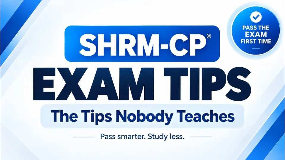 SHRM CP Exam Tips: 2 Traps in Situational Judgment Questions (SJIs)